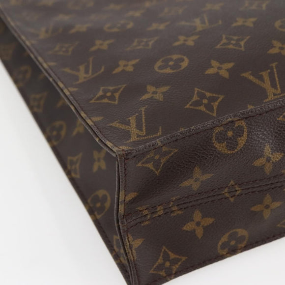 LOUIS VUITTON Monogram Sac Plat Hand Bag M51140 LV Auth 144364
