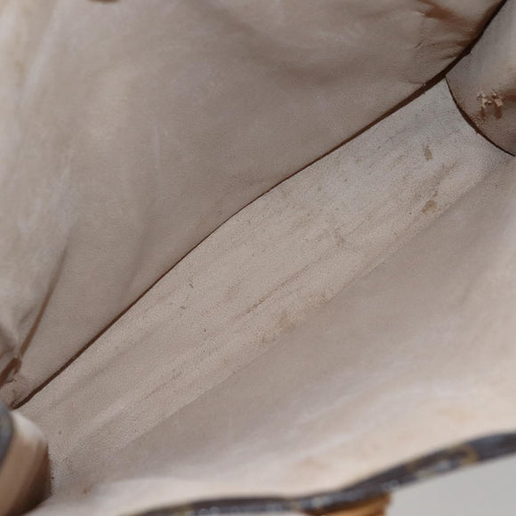 LOUIS VUITTON Monogram Sac Plat Hand Bag M51140 LV Auth 144364