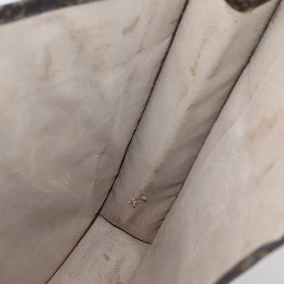 LOUIS VUITTON Monogram Sac Plat Hand Bag M51140 LV Auth 144364