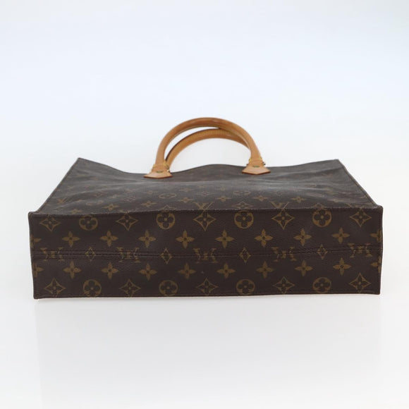 LOUIS VUITTON Monogram Sac Plat Hand Bag M51140 LV Auth 144364