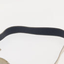 LOEWE Shoulder Bag Leather Navy Gold Auth 144366-14