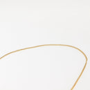 Christian Dior Chain Shoulder Bag Leather White Gold Auth 144367-8