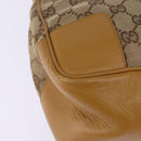 GUCCI GG Canvas Sherry Line Shoulder Bag Beige Gold 000 0849 2684 Auth 144368-15