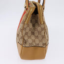 GUCCI GG Canvas Sherry Line Shoulder Bag Beige Gold 000 0849 2684 Auth 144368-4