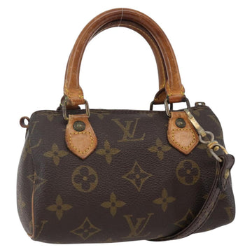 LOUIS VUITTON Monogram Mini Speedy Hand Bag M41534 LV Auth 144370