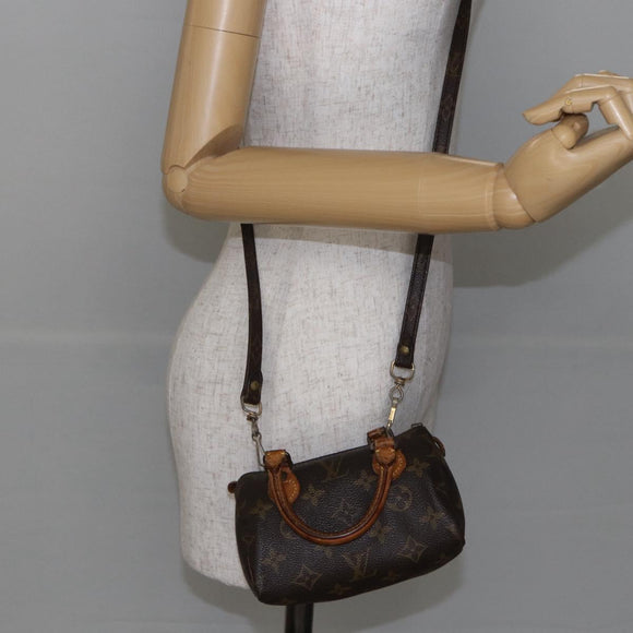 LOUIS VUITTON Monogram Mini Speedy Hand Bag M41534 LV Auth 144370