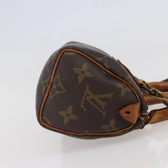 LOUIS VUITTON Monogram Mini Speedy Hand Bag M41534 LV Auth 144370