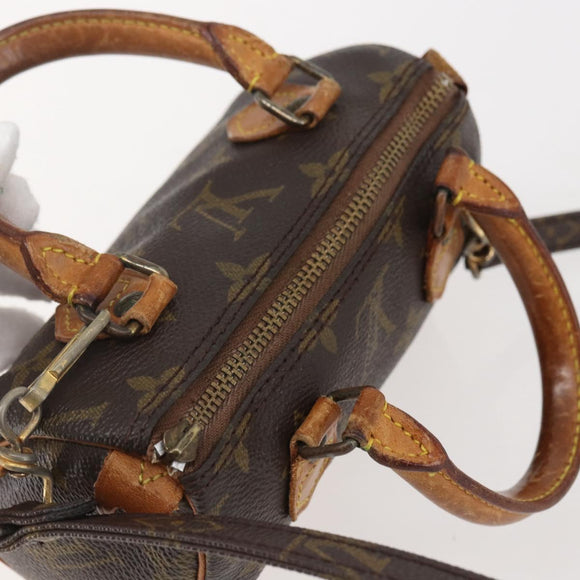LOUIS VUITTON Monogram Mini Speedy Hand Bag M41534 LV Auth 144370