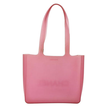 CHANEL Shoulder Bag Rubber Red CC Auth 144373 - 0