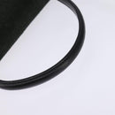 GUCCI Hand Bag Felt 2way Khaki Silver Auth 144382-7