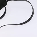 GUCCI Hand Bag Felt 2way Khaki Silver Auth 144382-8