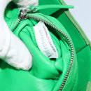 BOTTEGA VENETA Cassette Shoulder Bag Leather Green Auth 144383-12