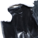 Salvatore Ferragamo Gancini Shoulder Bag Velor Black Gold Auth 144388-18