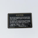 CHANEL COCO Mark Vanity Cosmetic Pouch Patent leather Black Gold CC Auth 144394-12