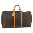 LOUIS VUITTON Monogram Keepall 55 Boston Bag M41424 LV Auth 144402-1