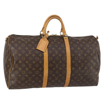 LOUIS VUITTON Monogram Keepall 55 Boston Bag M41424 LV Auth 144402