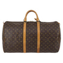 LOUIS VUITTON Monogram Keepall 55 Boston Bag M41424 LV Auth 144402-3