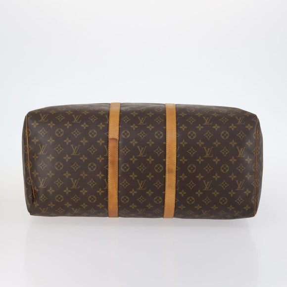 LOUIS VUITTON Monogram Keepall 55 Boston Bag M41424 LV Auth 144402