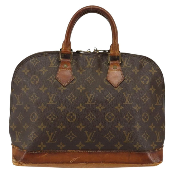 LOUIS VUITTON Monogram Alma Hand Bag M51130 LV Auth 144403