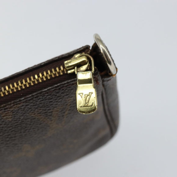 LOUIS VUITTON Monogram Pochette Accessoires Pouch M51980 LV Auth 144405