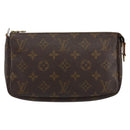 LOUIS VUITTON Monogram Pochette Accessoires Pouch M51980 LV Auth 144405-13