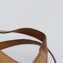 GUCCI Hand Bag Leather Beige Gold 121551 Auth 144406-8