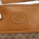 GUCCI Micro GG Supreme Tote Bag PVC Beige Gold 002 123 0135 Auth 144408-14