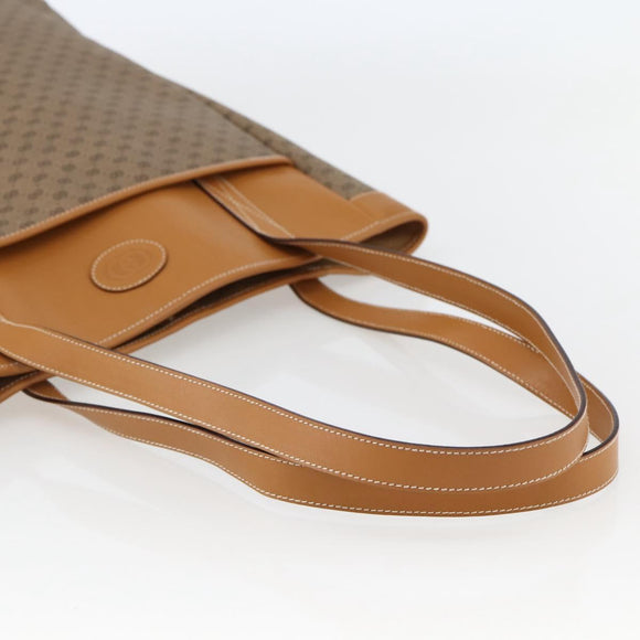 GUCCI Micro GG Supreme Tote Bag PVC Beige Gold 002 123 0135 Auth 144408