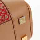 LOEWE Amazonas 23 Hand Bag Canvas Leather Beige Gold Auth 144410M-6