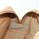 LOEWE Amazonas 23 Hand Bag Canvas Leather Beige Gold Auth 144410M-19