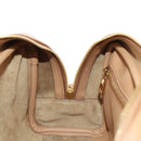 LOEWE Amazonas 23 Hand Bag Canvas Leather Beige Gold Auth 144410M-20