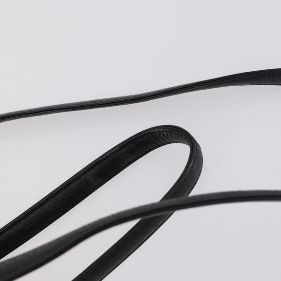 MCM Studs Backpack Leather Black Gold Auth 144411