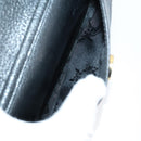 MCM Studs Backpack Leather Black Gold Auth 144411-25