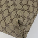 GUCCI GG Supreme PVC Tote Bag Beige Gold 002 39 6130 Auth 144414-10