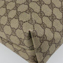 GUCCI GG Supreme PVC Tote Bag Beige Gold 002 39 6130 Auth 144414-11