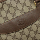GUCCI GG Supreme PVC Tote Bag Beige Gold 002 39 6130 Auth 144414-14