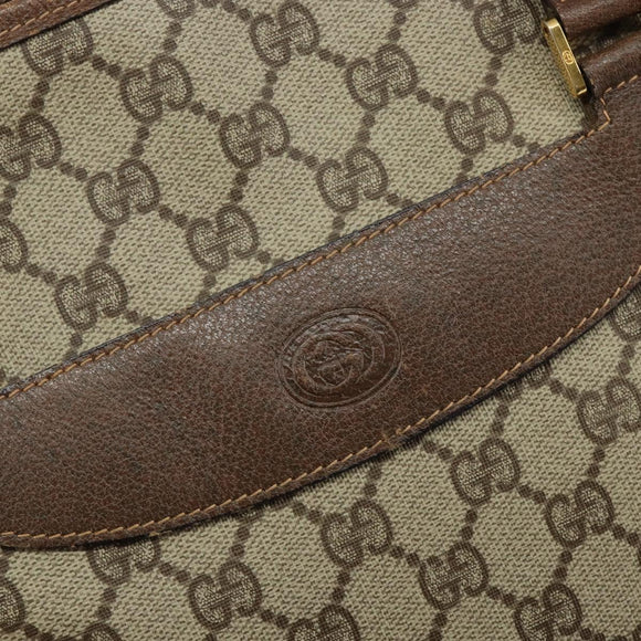 GUCCI GG Supreme PVC Tote Bag Beige Gold 002 39 6130 Auth 144414