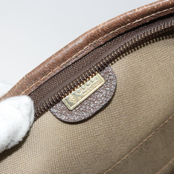 GUCCI GG Supreme PVC Tote Bag Beige Gold 002 39 6130 Auth 144414