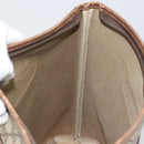 GUCCI GG Supreme PVC Tote Bag Beige Gold 002 39 6130 Auth 144414-20