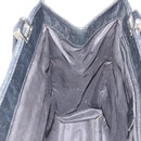 GUCCI GG Canvas Jackie Hand Bag Black Silver 002 1065 Auth 144418-20