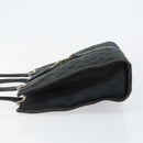 GUCCI GG Canvas Jackie Hand Bag Black Silver 002 1065 Auth 144418-4