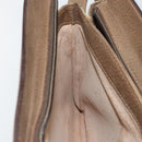 GUCCI GG Supreme Web Sherry Line Bag PVC Beige Gold 14 02 013 Auth 144420-20