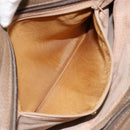 GUCCI GG Supreme Web Sherry Line Bag PVC Beige Gold 14 02 013 Auth 144420-22