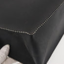 CHANEL COCO Mark Tote Bag Rubber Black CC Auth 144424-13