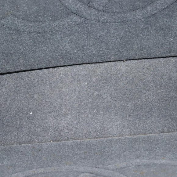 CHANEL COCO Mark Tote Bag Rubber Black CC Auth 144424