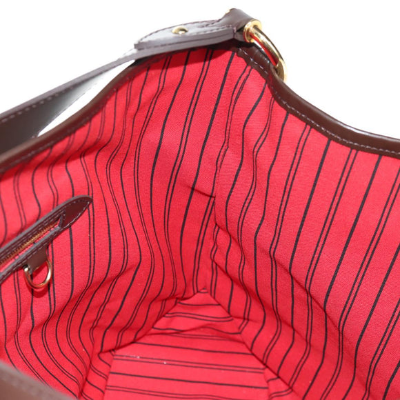 LOUIS VUITTON Damier Ebene Delightful MM Shoulder Bag N41460 LV Auth 144425M