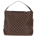 LOUIS VUITTON Damier Ebene Delightful MM Shoulder Bag N41460 LV Auth 144425M-2