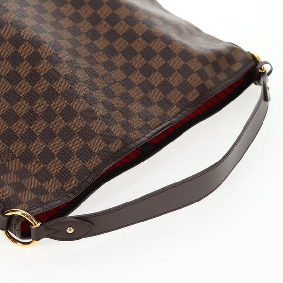 LOUIS VUITTON Damier Ebene Delightful MM Shoulder Bag N41460 LV Auth 144425M