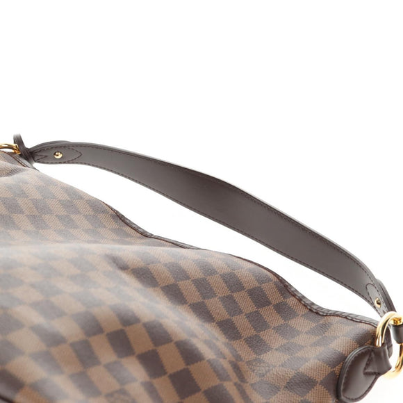 LOUIS VUITTON Damier Ebene Delightful MM Shoulder Bag N41460 LV Auth 144425M