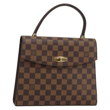 LOUIS VUITTON Damier Ebene Malesherbes Hand Bag N51379 LV Auth 144426